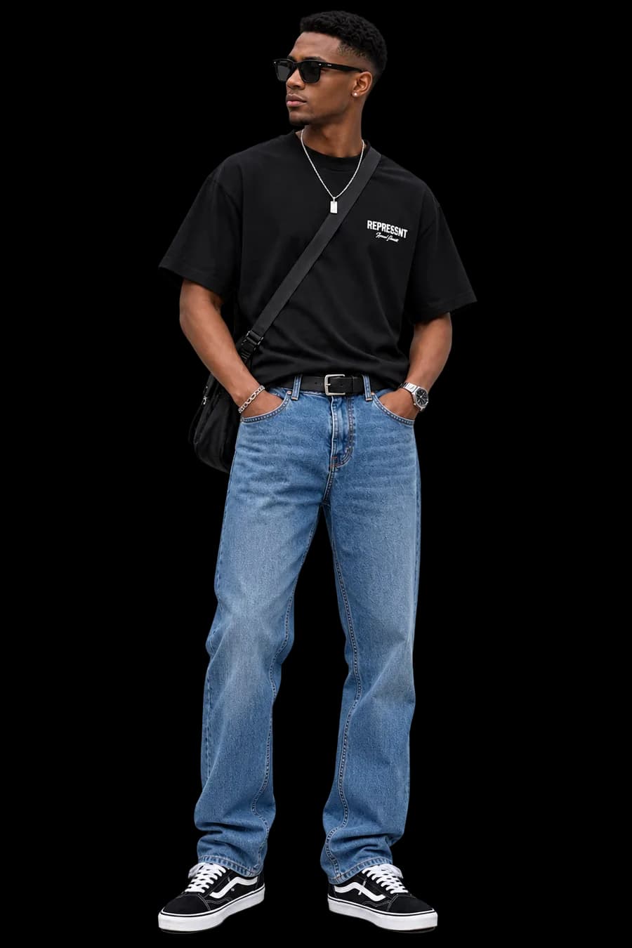 STRAIGHT-FIT JEANS